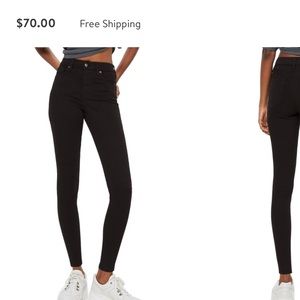 Black top shop Jamie skinny jeans!